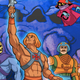 He-Man, some friends, and some enemies.